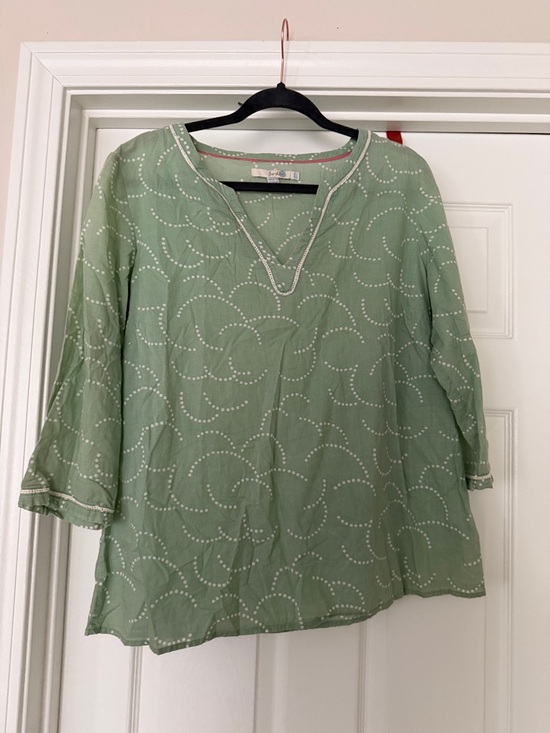 Boden Polka Dot Crescent Shirt - Picture 2 of 3